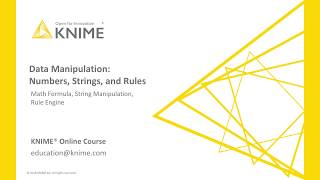 Data Manipulation Numbers Strings and Rules [upl. by Tekla]