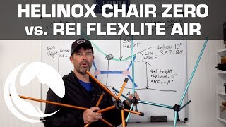 Helinox Chair Zero vs REI Flexlite Air Chair [upl. by Silado]