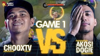 DOGIE VS CHOOX TV  Realme Mobile Legends Cup GAME 1 [upl. by Danais]