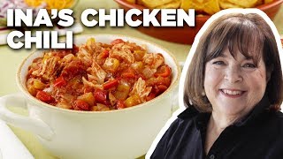 Ina Gartens 5Star Chicken Chili Recipe  Barefoot Contessa  Food Network [upl. by Allayne982]