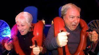 Old Couples  Funny Slingshot Ride Compilation [upl. by Kcid]