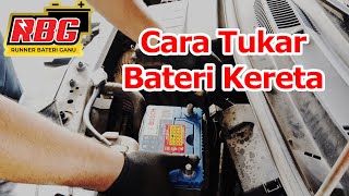 Cara Pasang Bateri Kereta Dengan Betul amp Selamat  Perodua Myvi Lagi Best [upl. by Rockel]