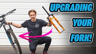 How To Upgrade Your Mountain Bike Fork Every Detail To Consider [upl. by Noret986]