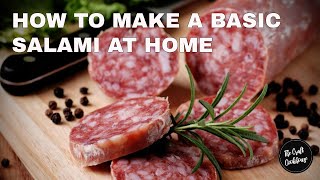 How to make a Simple Salami at home  EASY FOOLPROOF RECIPE [upl. by Chesnut]