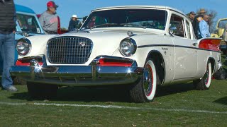 1957 Studebaker Silver Hawk  Car Show in Tubac AZ [upl. by Ardel]