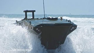 US Marines Release New Video of Amphibious Combat Vehicle [upl. by Louise472]