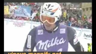 Ivica Kostelic  Wengen winner skiing [upl. by Anrehs]