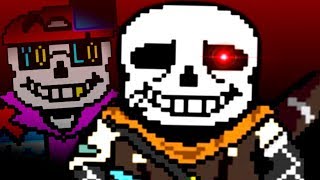 UNDERTALE Ink Sans Complete Fight [upl. by Arihsan468]