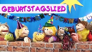 Zum Geburtstag viel Glück  Kinderlieder mit Puppen [upl. by Eylhsa642]