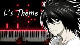 Ls Theme  Death Note OST Piano Cover [upl. by Novel394]