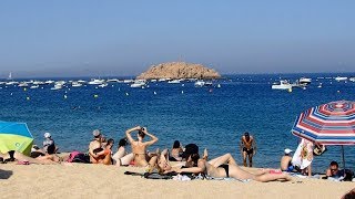 Tossa de Mar Beach Catalonia Spain June 2018 [upl. by Artenak43]