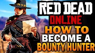 How To Become A Bounty Hunter Red Dead Online Frontier Pursuits Update RDR2 [upl. by Imogene195]