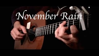 Kelly Valleau  November Rain Guns N Roses  Fingerstyle Guitar [upl. by Bobbette]