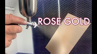 How To Make a Rose Gold Billet Metallic Color [upl. by Norej23]