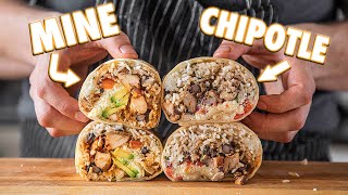 Making The Chipotle Burrito At Home  But Better [upl. by Chantal]