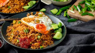 Easy Nasi Goreng  Indonesian Fried Rice Recipe [upl. by Medlin227]