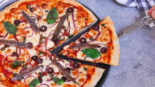 Anchovy Pizza Recipe How to Cook Anchovies On Pizza [upl. by Clougher]