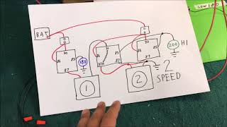 auto electric cooling fan WIRING how to DIY [upl. by Juley]