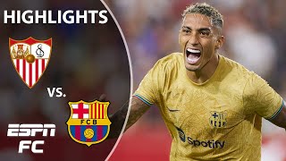 Barcelona vs Sevilla  LaLiga Highlights  ESPN FC [upl. by Cai]