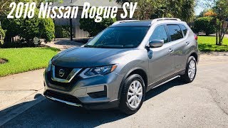 2018 NISSAN ROGUE SV Test Drive and Review [upl. by Corbet16]