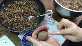 How To Make Kibbeh  Learn To Shape Kibbeh Lebanese Style [upl. by Marcille327]