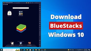 How to Download and Install BlueStacks in Windows 10 [upl. by Idnew]