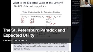 The St Petersburg Paradox and Expected Utility [upl. by Lily]