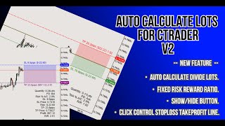 Auto calculate lots V2 for cTrader [upl. by Petta]