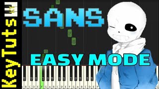 Learn to Play Sans from Undertale  Easy Mode [upl. by Agiaf]