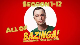 All Sheldon Coopers BAZINGAS  The Big Bang Theory  Season 1  12  2019  HD [upl. by Seraphim]