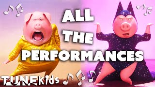 Every Musical Performance In Sing and Sing 2  TUNE Kids [upl. by Castle720]