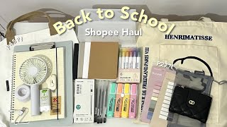 AFFORDABLE SHOPEE BACK TO SCHOOL HAUL 2022 📝  Philippines  Ysabelle Rumbaoa [upl. by Frederique284]