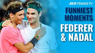 Roger Federer amp Rafael Nadal Funniest Moments in Iconic Tennis Rivalry [upl. by Atibat]