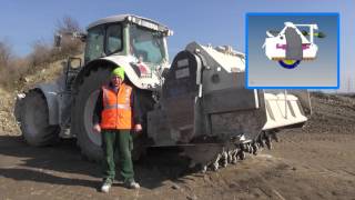 Soil stabilization grinder in hard practical use HD EN [upl. by Annoynek911]