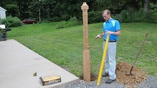 How to Install Lamp Post from SampL Spindles [upl. by Cullen30]