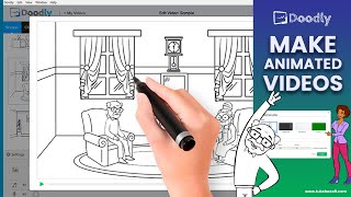 Easy Whiteboard Animation Video Maker Software  Doodly Tutorial 2024 [upl. by Proffitt529]