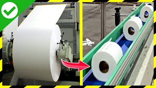 Como se HACE el PAPEL HIGIÉNICO🧻MILLONES de ROLLOS de PAPEL HIGIÉNICO  Fabricando Papel higiénico [upl. by Kimberlyn]