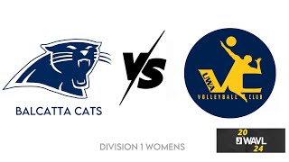 Balcatta Cats V UWA  WAVL D1W 2024 [upl. by Anurb]