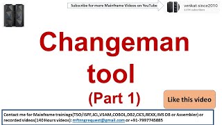 Changeman tool  Part 1  Mainframe  SCM  Software configuration Management tool in Mainframe [upl. by Llerraf]