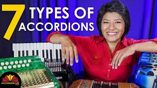 7 Most Common Types of Accordions  🎵 Accordion Life Academy 🎵 [upl. by Ches]