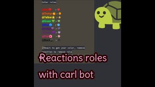 Color roles with Carl bot  Easier Way [upl. by Hahn]