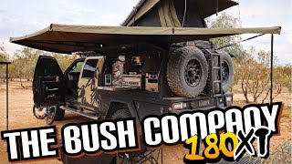 THE BUSH COMPANY 180 XT MAX AWNING Best awning for rear ladder canopy set up [upl. by Mill]