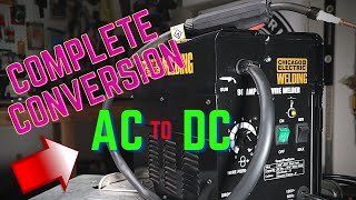 Harbor Freight Gasless Flux Core Welder Mods  AC to DC Conversion [upl. by Litha]