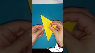 BARCO DE ORIGAMI ⛵⛵⛵ Como hacer un barquito de papel [upl. by Harland]