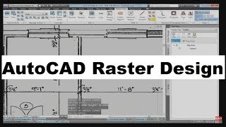 AutoCAD Raster Design Tutorial for Beginners [upl. by Suivatram]