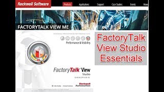 FactoryTalk View Studio  Lesson 02  Software Tour [upl. by Enneibaf]