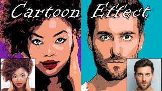 Photoshop How to Transform a Photo into a Pop Art Cartoon Effect [upl. by Haldan531]