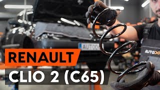 Så byter du fjädrar fram på RENAULT CLIO 2 C65 AUTODOCLEKTION [upl. by Ezarra707]