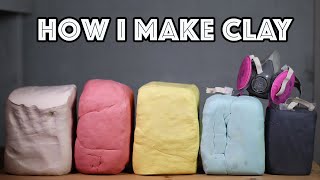 How I Make Clay at Home  Pottery  Ceramics [upl. by Suzzy]