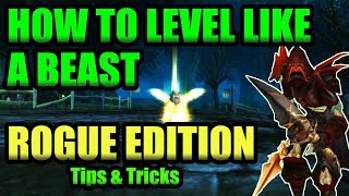 Classic WoW Rogue Leveling Guide Level Like a BEAST [upl. by Ainedrag]